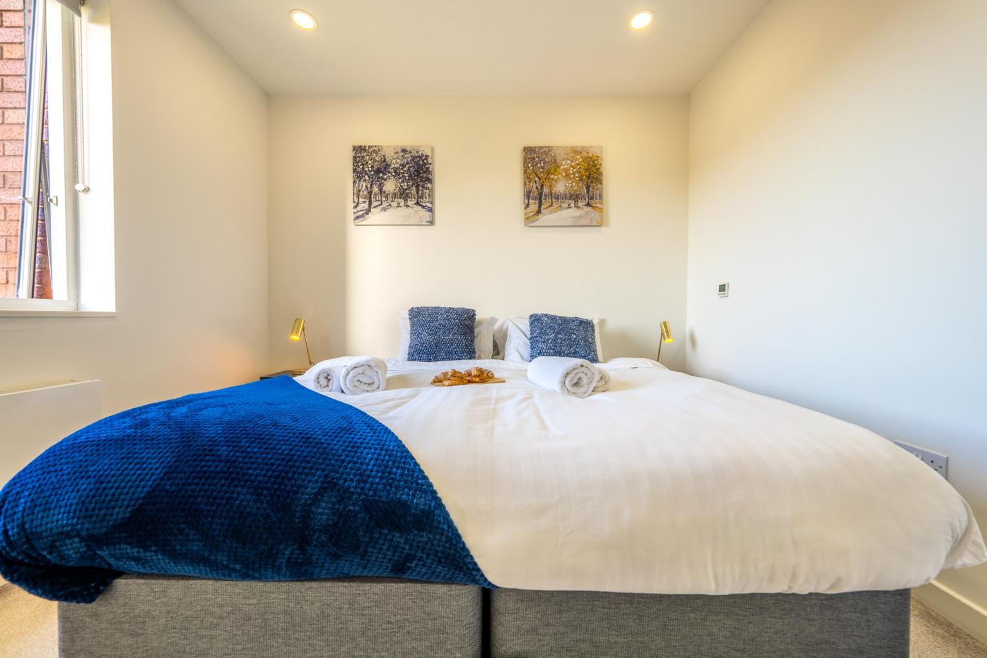 Luxury 1 Bedroom Serviced Apartment With Roof Terrace & Gym Stevenage Eksteriør billede